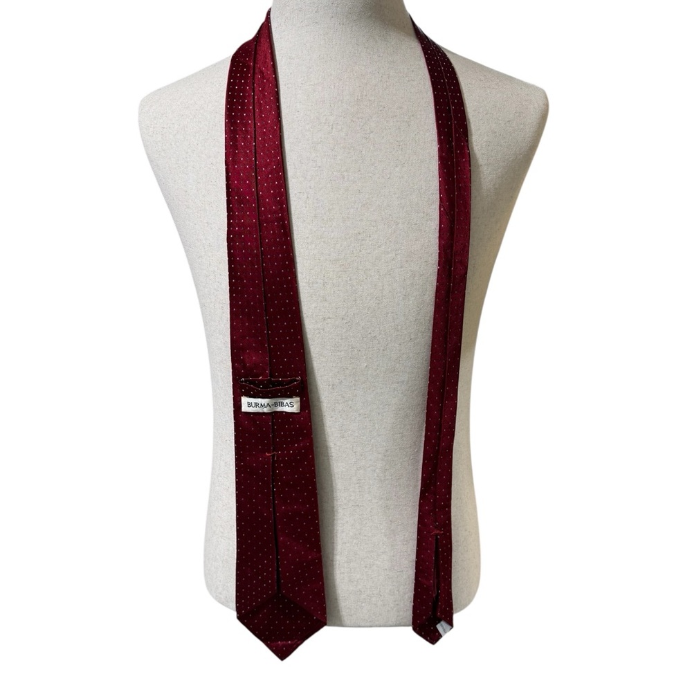Vintage Burma Bibas 100% Silk Tie
